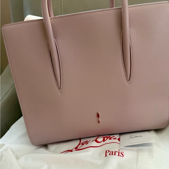 Christian Louboutin Blush Pink Studded Satchel - Picture 4 of 15